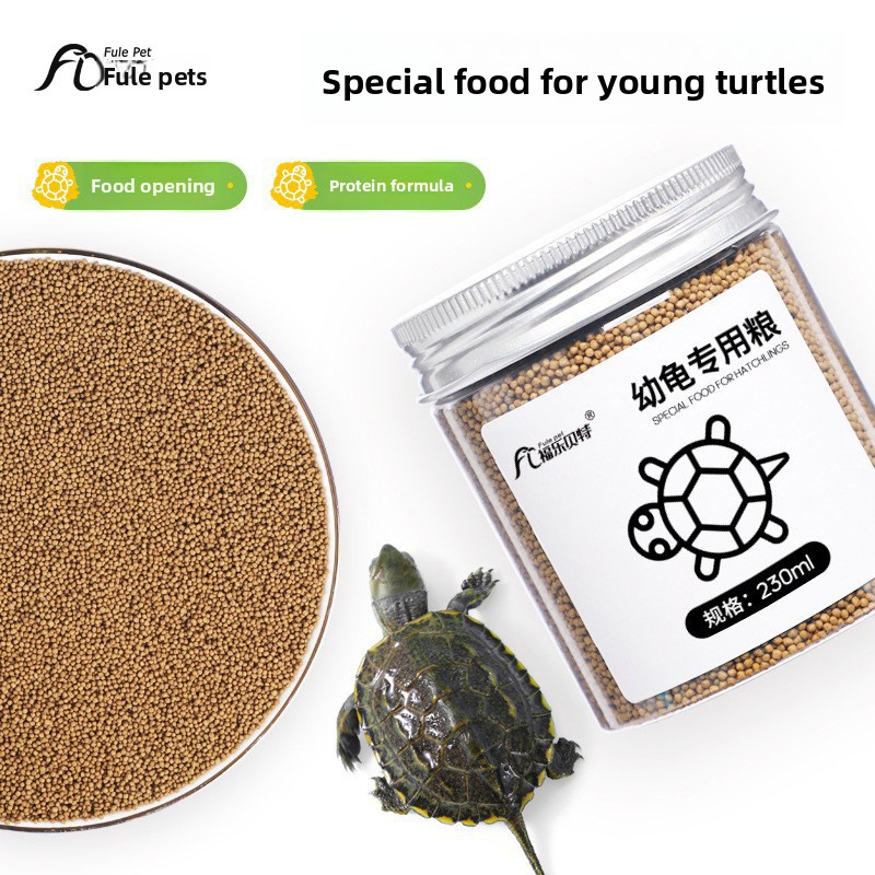 Baby Food High In Protein - อาหารเต่าลูกน้อยโปรตีนสูง ฟูเล็ปส์ สูตรเริ่มต้นสำหรับเต่าน้ำวัยรุ่น อาหารเม็ดสำหรับเต่าแดงหู เต่ารีฟส์