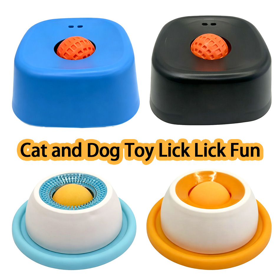 Baby Food Cat - ชามเลียอาหารสัตว์เลี้ยงแบบกันลื่นรุ่นใหม่ปี 2026 พร้อมดีไซน์ช่วยชะลอการกิน ของเล่นเสริมพัฒนาการสำหรับสุนัข/แมว โซลูชั่นการให้อาหารที่สนุกสนานและน่าสนใจ