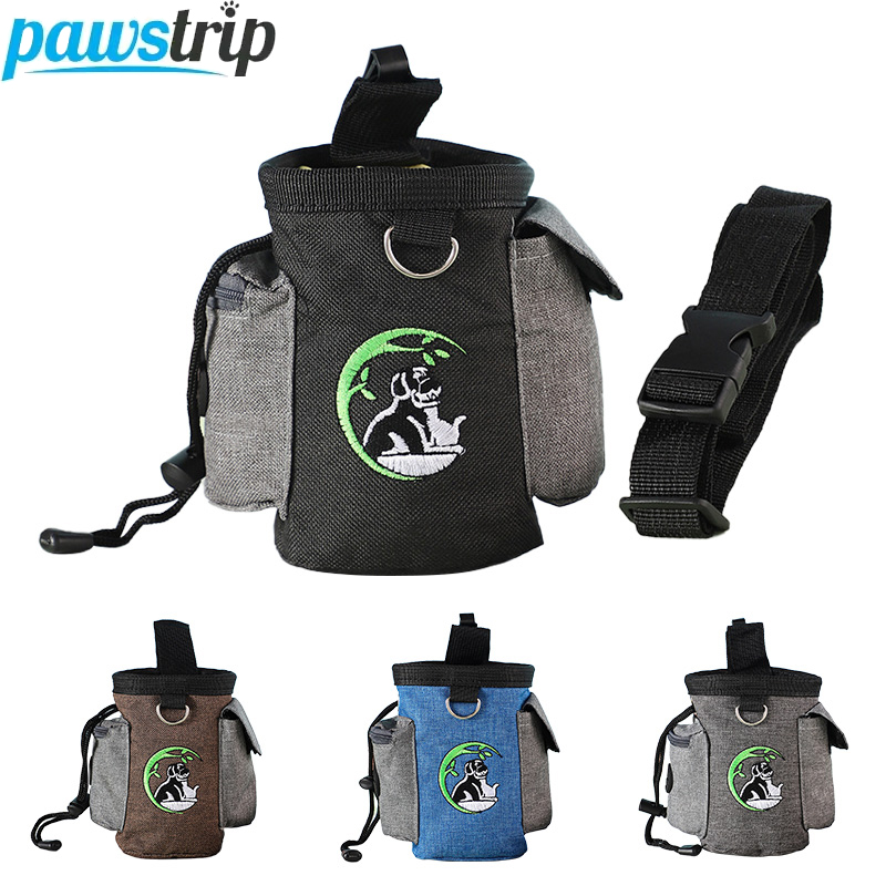 Snack Container Travel - สัตว์เลี้ยงแบบพกพาการฝึกอบรมเอวกระเป๋าลูกสุนัขการฝึกอบรมกลางแจ้งลูกสุนัขรางวัลเอวกระเป๋าสัตว์เลี้ยงขนมขบเคี้ยวอาหารสุนัขอุปกรณ์เสริม