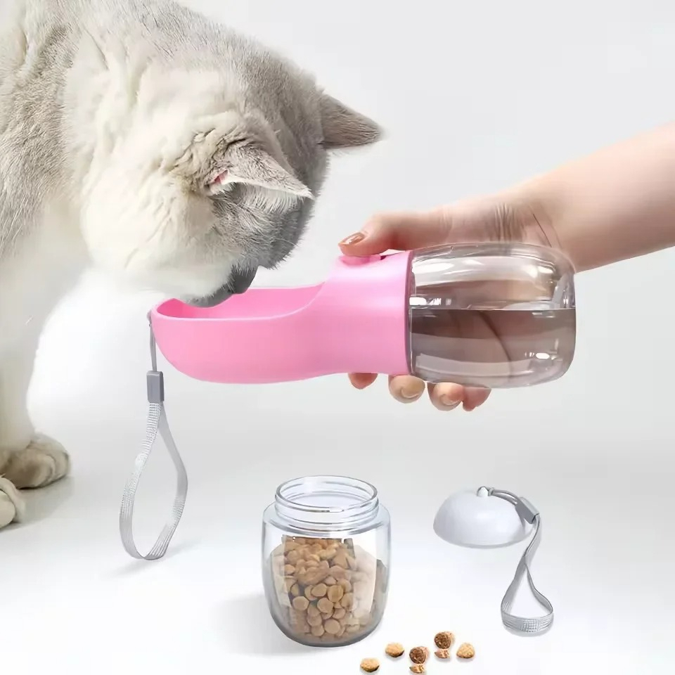 ขวดน้ำพกพา 2-in-1 สำหรับสุนัขแ - Baby Food Cat บทวิจารณ์และราคา