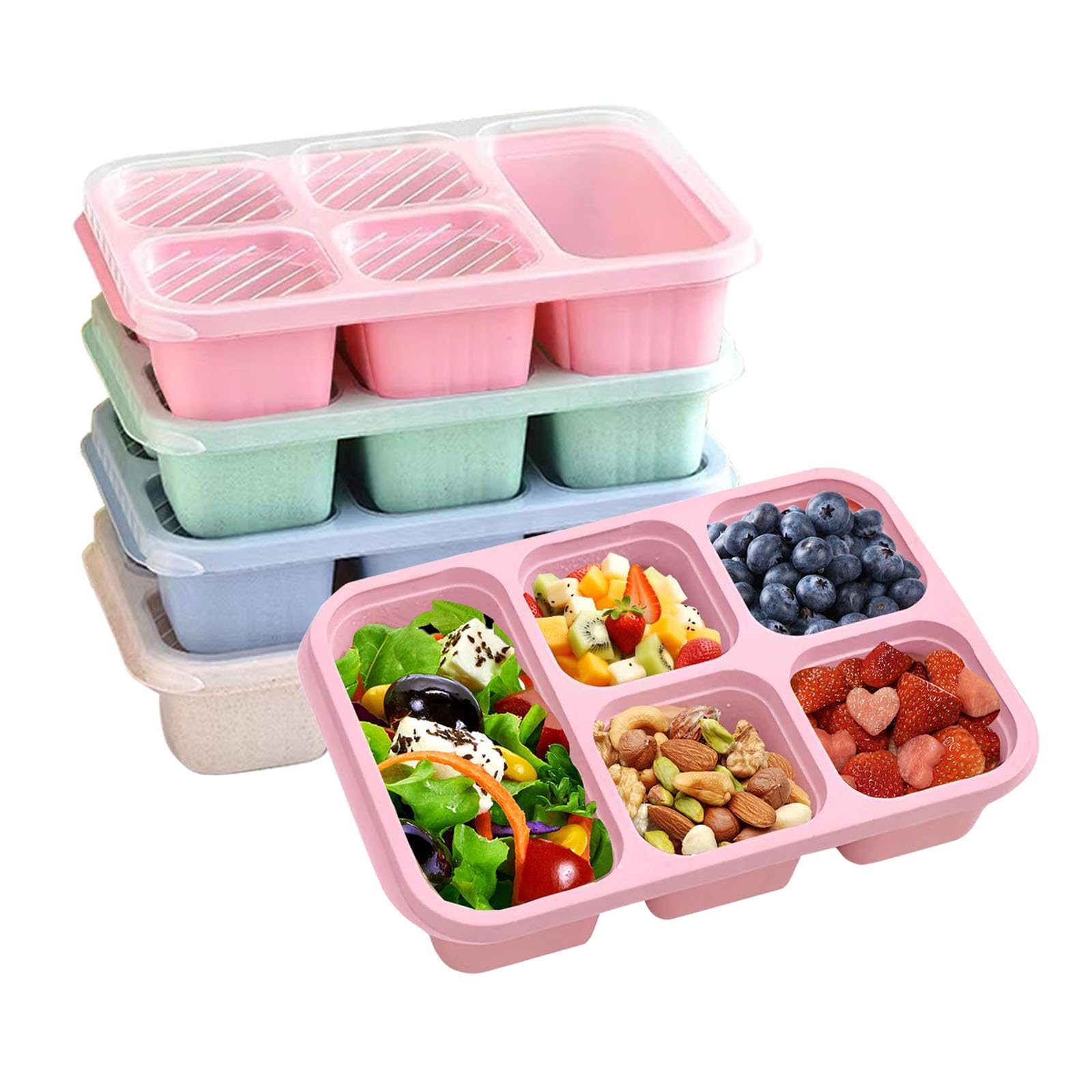 1 ชิ้น, กล่องอาหารกลางวันเบนโต - Snack Container Travel บทวิจารณ์และราคา