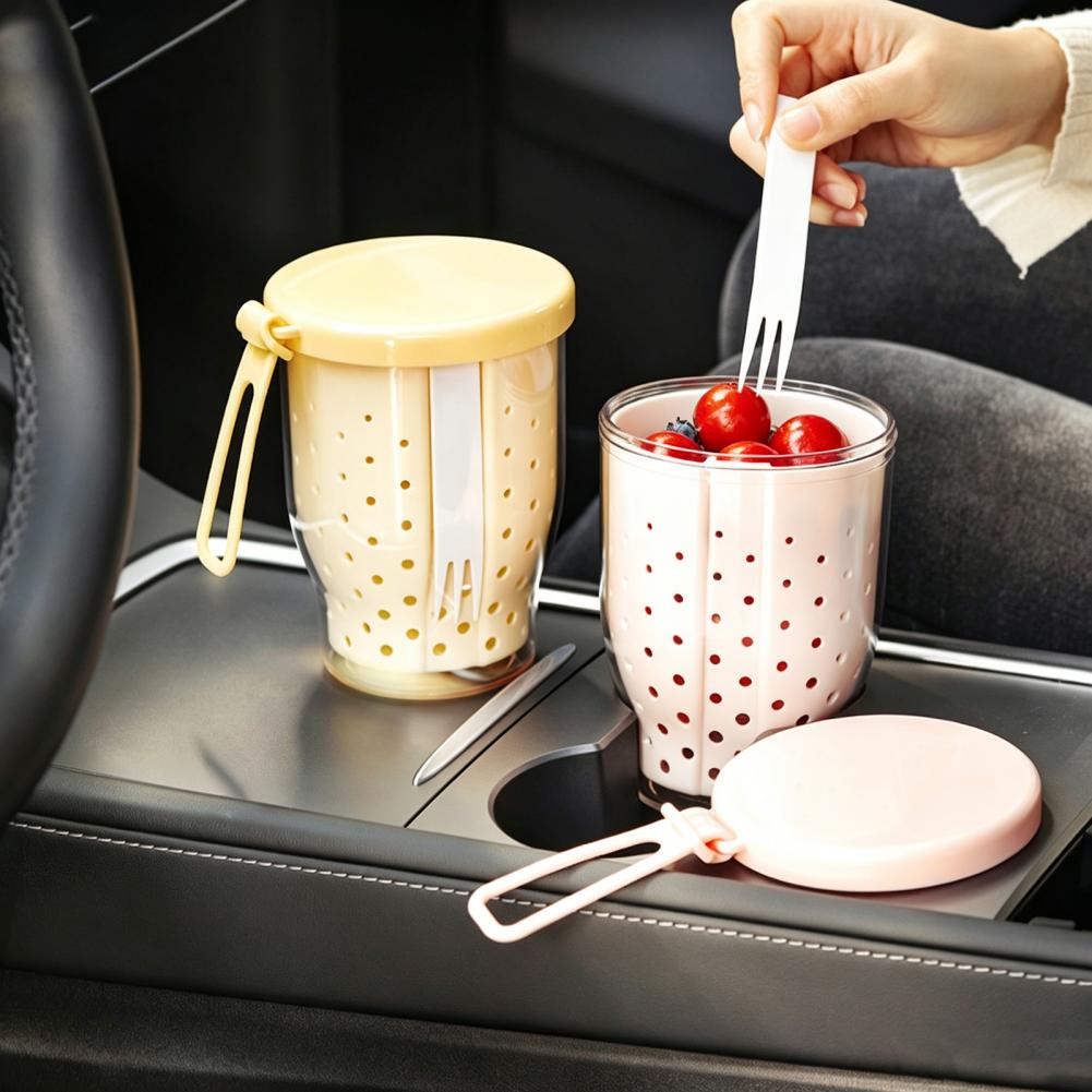 ภาชนะใส่ผลไม้แบบพกพา ภาชนะใส่ข - Snack Container Travel บทวิจารณ์และราคา