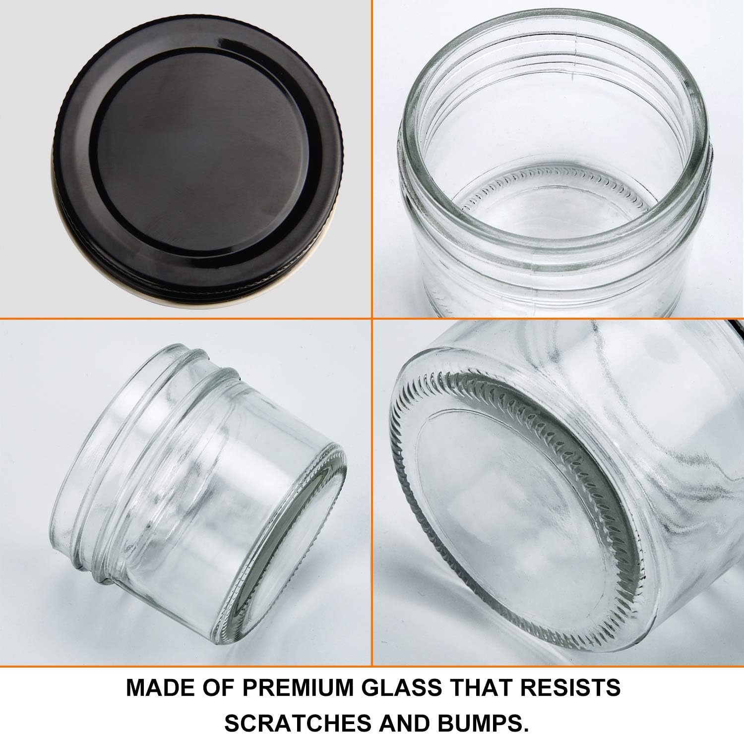 ขวดแก้วขนาด 100 มล. พร้อมฝาปิด - Baby Food Jars With Lids บทวิจารณ์และราคา