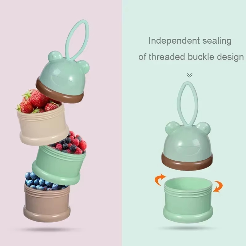 กล่องนมผงสี กล่องนมผงแบบพกพาสะ - Snack Container Travel บทวิจารณ์และราคา