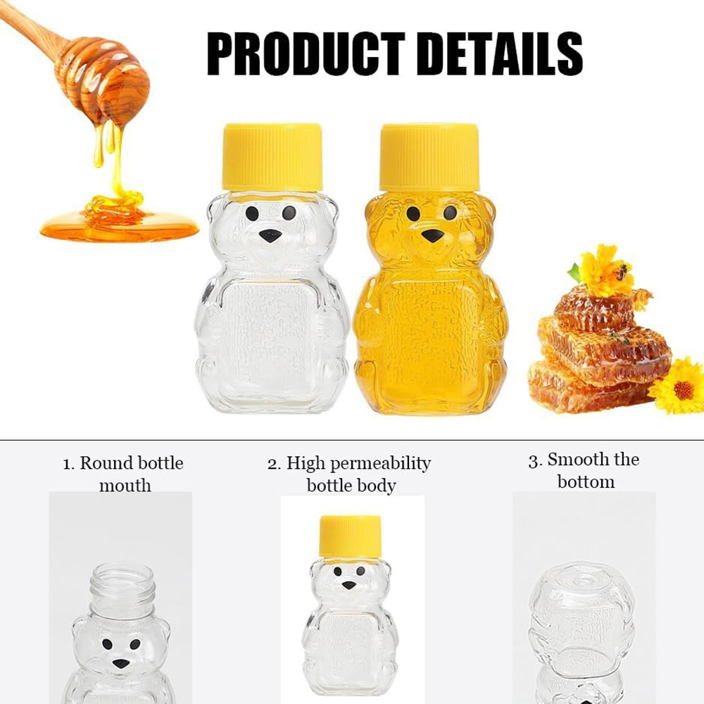 24 ชิ้น 2 ออนซ์พลาสติกน้ําผึ้ง - Baby Food Jars With Lids บทวิจารณ์และราคา