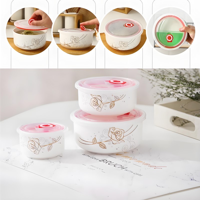 สามชิ้นชุด,Fine กระเบื้องจีนกล - Baby Food Equipment บทวิจารณ์และราคา
