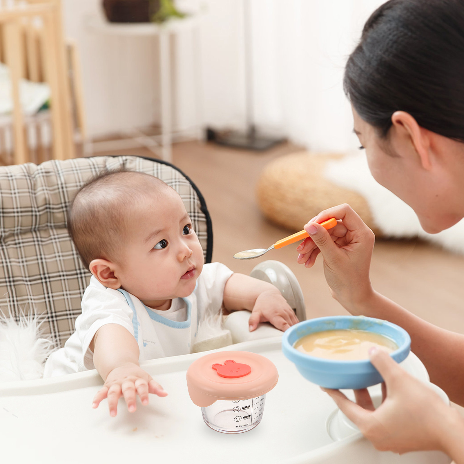 ภาชนะเก็บอาหารเด็ก 2 ชิ้น ขนาด - Snack Container Travel บทวิจารณ์และราคา