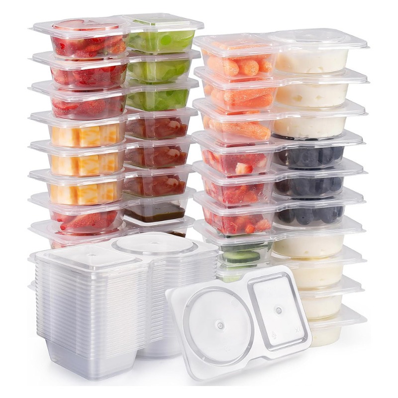 5/10/20/40PCS คู่ช่องคอนเทนเนอ - Snack Container Travel บทวิจารณ์และราคา