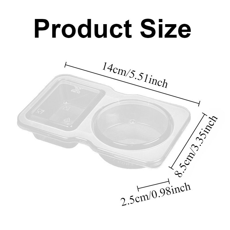 5/10/20/40PCS คู่ช่องคอนเทนเนอ - Snack Container Travel บทวิจารณ์และราคา