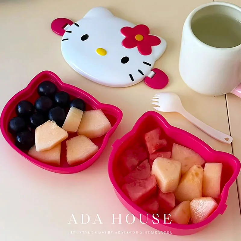 กล่องอาหารกลางวันรูปเฮลโลคิตตี - Snack Container Travel บทวิจารณ์และราคา