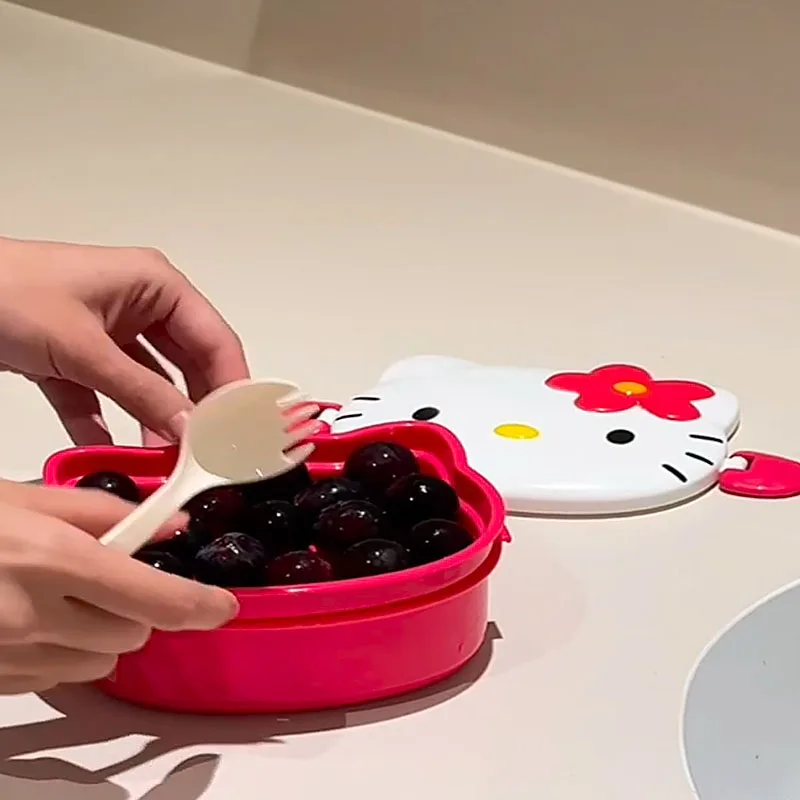 กล่องอาหารกลางวันรูปเฮลโลคิตตี - Snack Container Travel บทวิจารณ์และราคา