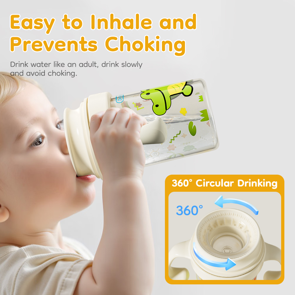 แก้วน้ำเด็ก 2-in-1 ฝาปิดแบบหลอ - Baby Food Jars With Lids บทวิจารณ์และราคา