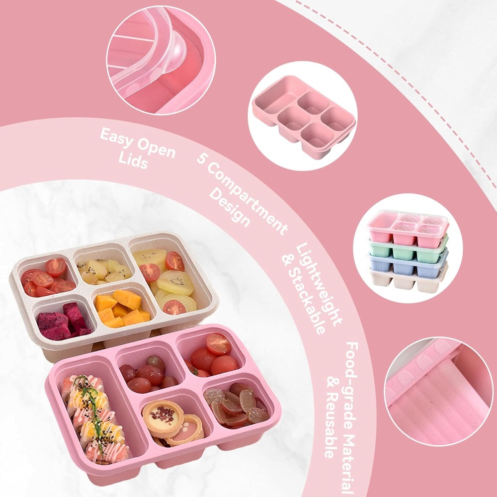 กล่องอาหารกลางวันเบนโตะพร้อมกล - Snack Container Travel บทวิจารณ์และราคา